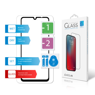 Стекло защитное ACCLAB Full Glue Xiaomi Redmi 14C Black (1283126598838) Винница - изображение 7