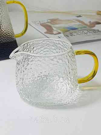 Молочник скляний Olens "Айсберг" 390 мл скляний для дому та ресторану Київ