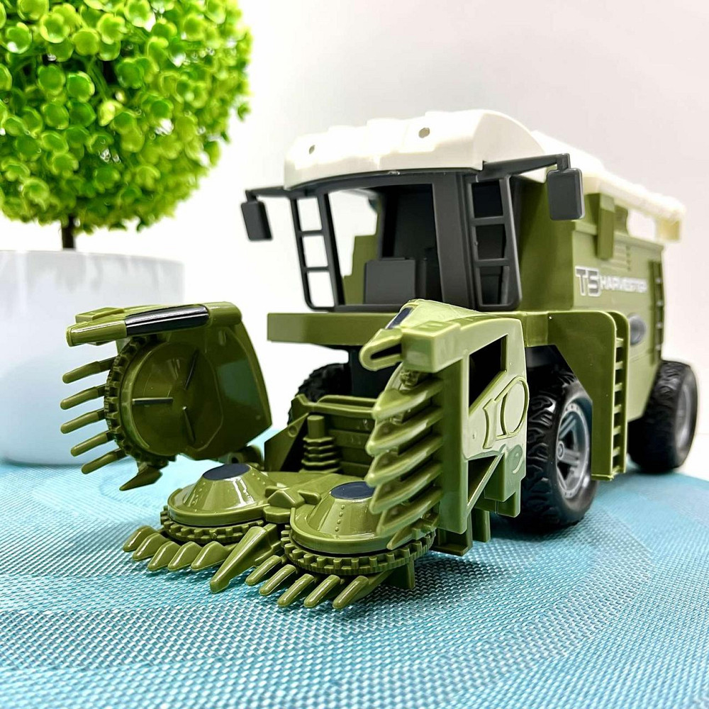 Комбайн на радіокеруванні LIMO TOY з гумовими колесами 21 см Зелений (M 4949) Чернігів - фото 7