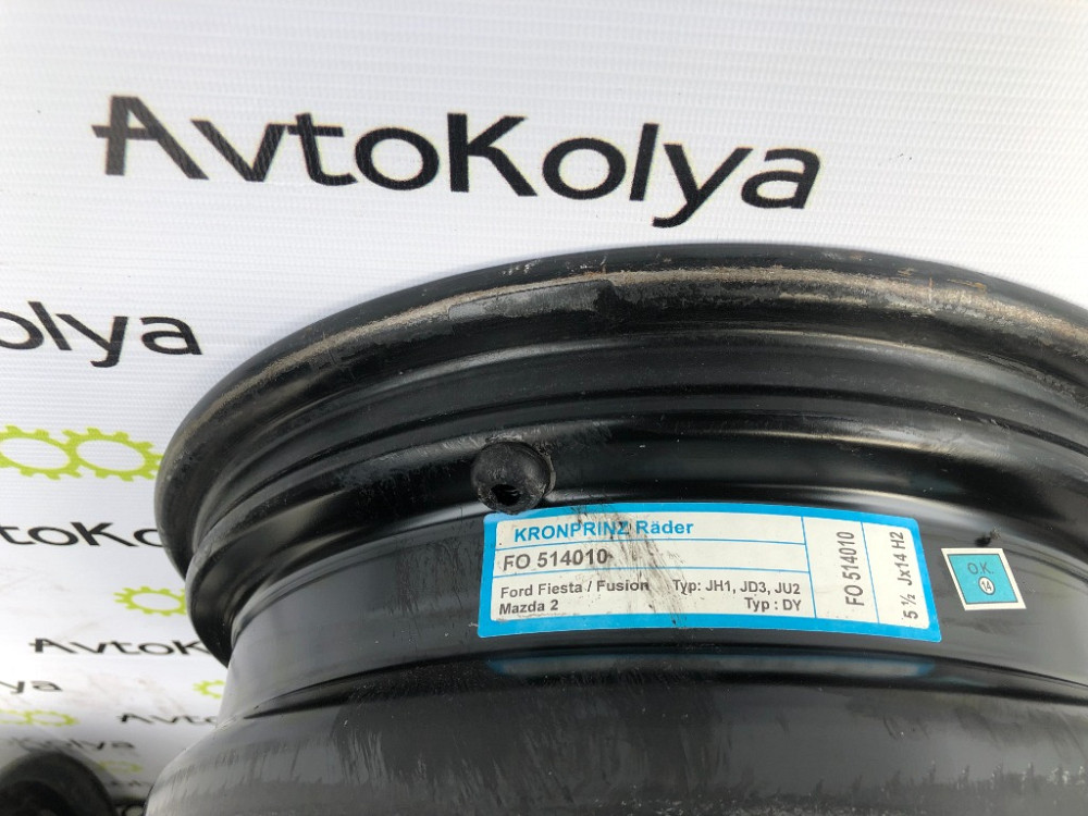 Диск колесний металевий R14 Ford Fusion 2002-2012 Ковель - фото 4