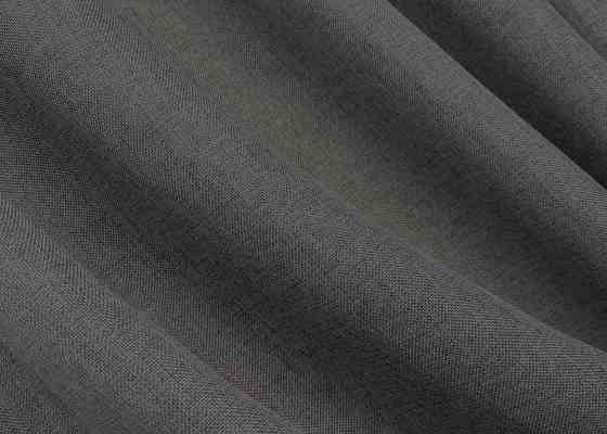 Комплект штор VR-Textil Льон Мішковина 100х270 2шт і Тюль 400х270 1140ш-1791т Графітовий з білим 71-064/2 Київ