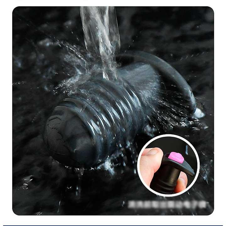 Анальна вібро-пробка - Чорний - 5*3 см - Анальні іграшки Вінниця - фото 2