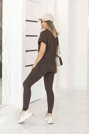 Спортивный летний костюм Total 42-44, Шоколадный Киев