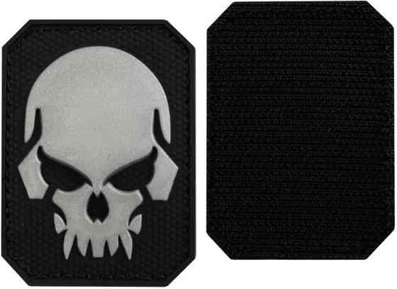 Шеврон 3D PVC на липучке Mil-Tec 16832002 “Skull