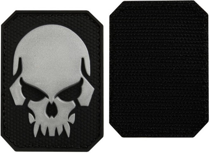 Шеврон 3D PVC на липучке Mil-Tec 16832002 “Skull