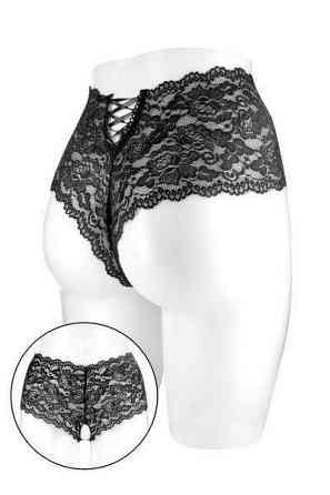 Трусики с доступом Fashion Secret JULIA Black Sex Aura Киев