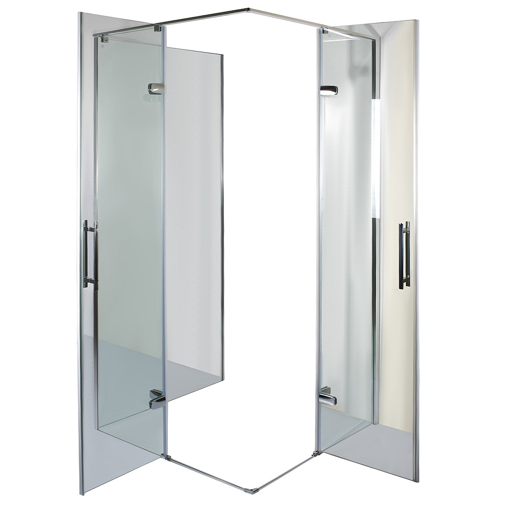 Душова кабіна квадратна без піддона від стіни WDA N90TC BRAVO (1уп.) Тернопіль - фото 8