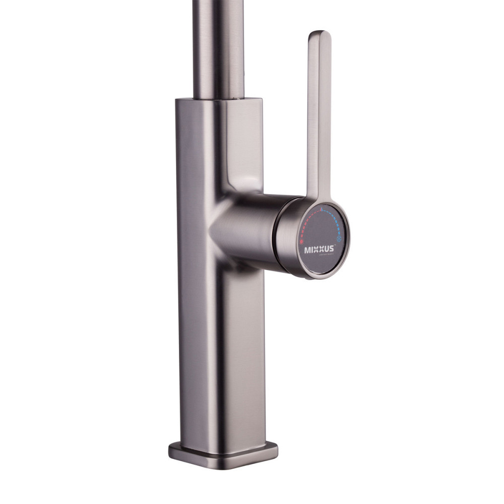 Змішувач для кухні з висувним виливом Mixxus Premium HAMMER 014 GRAPHITE   ( MI6955 ) 37781 Харків - фото 9