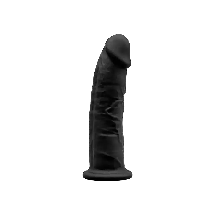 Фалоімітатор SilexD Robby Black (MODEL 2 size 6in), двошаровий, силікон + Silexpan, діаметр 3,5см Львів - фото 1