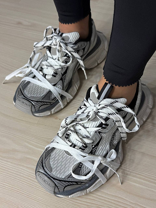 Кроссовки женские B-lncga 1001-6 3XL шнуровка комбинированные серые, 38, 24 см Киев - изображение 8