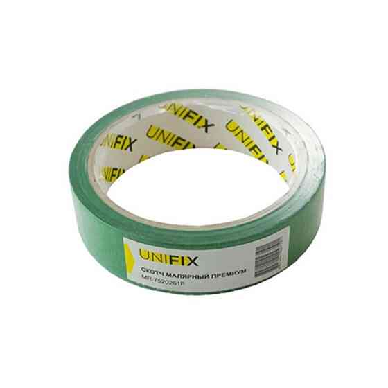 Лента клейкая малярная MR-7030261P премиум 30мм*20м UNIFIX Рівне