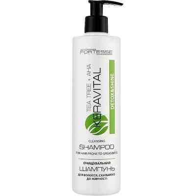 Шампунь Fortesse Professional Detox & Shine С чайным деревом и AHA-кислотами 400 мл (4823115504494) Винница