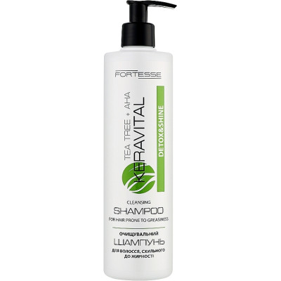 Шампунь Fortesse Professional Detox & Shine С чайным деревом и AHA-кислотами 400 мл (4823115504494) Винница - изображение 1