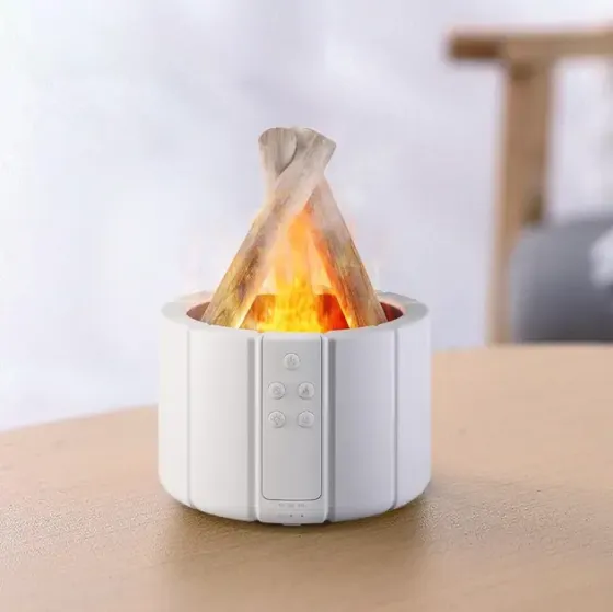 Увлажнитель воздуха с подсветкой пламени , эффект костра Коломия