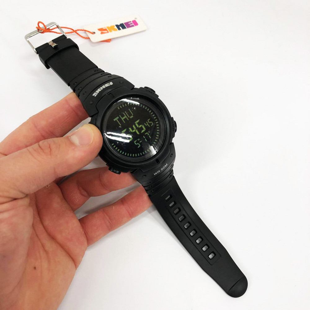 Водонепроникні годинники для риболовлі SKMEI 1231BK, Годинники армійські для ЗСУ туризму VU-26 Івано-Франківськ - фото 10