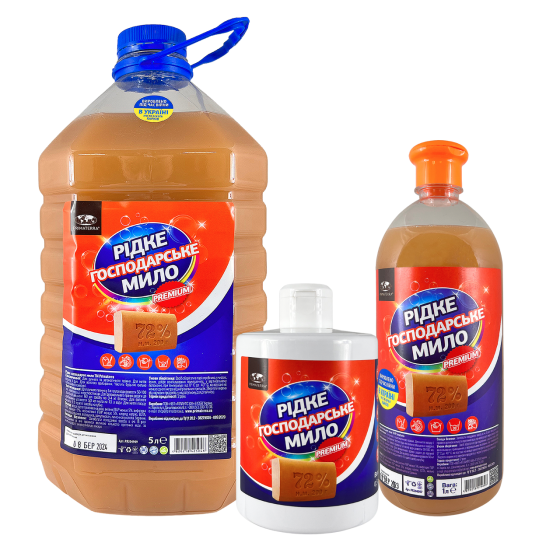 Рідке господарське мило, 5 кг Павлоград