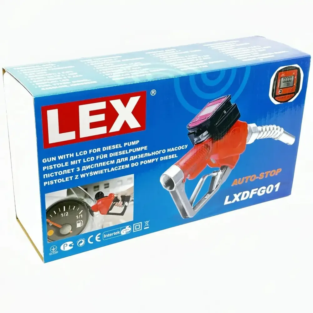 Заправка дизеля з точністю: LEX LXDFG01 – пістолет з лічильником і LCD дисплеєм Львів - фото 6