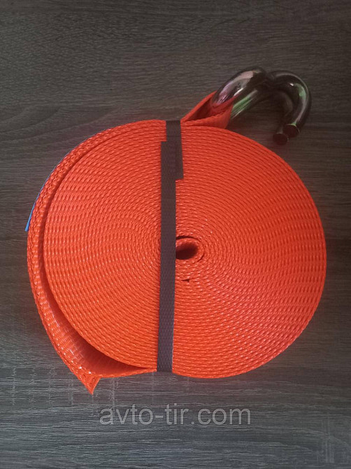 Стяжний ремінь без трещітки  10м 5 тонн Стяжний ремінь 5тон Стяжний ремінь 10м 5тон Луцк - изображение 2