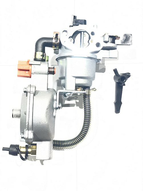 Карбюратор мотоблок   168F/170F   (6,5/7Hp)   с газовым редуктором (пропан-бутан)  (механизм рычажный) с переключателем Мукачево - изображение 1