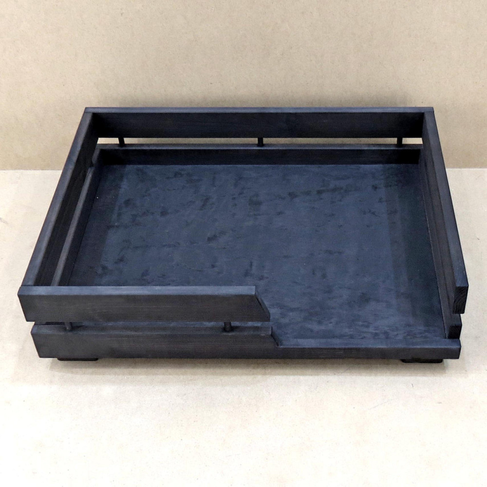 Лежак деревянный для собаки 