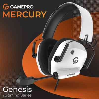Наушники GamePro Genesis Mercury USB White (HS120W) Винница
