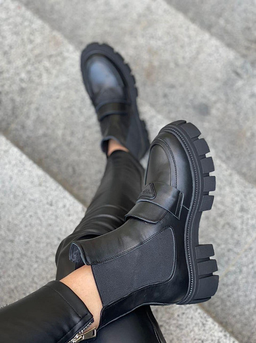 AVALON Черевики жіночі AVALON 606 чорні (зима, шкіра натуральна) (4861) 39 Коломия - фото 1