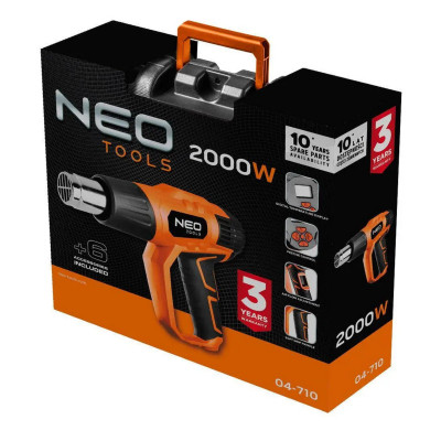 Будівельний фен Neo Tools 2000W, 70-600°C (04-710) Вінниця - фото 9