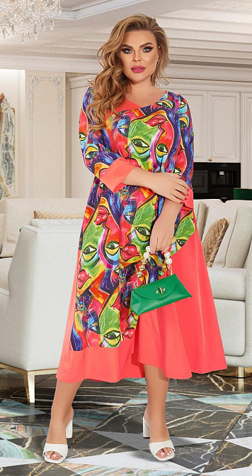 Красиве легке плаття великого розміру (54) Київ - фото 1