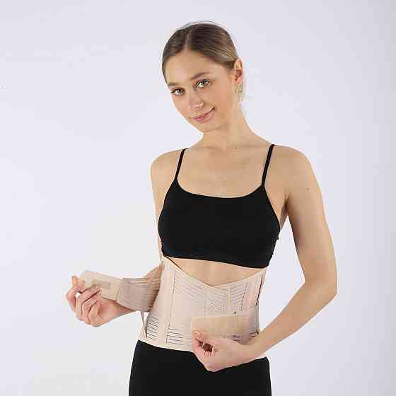 Бандаж попереково-крижовий, 6 ребер жорсткості, висота 26 см, пояс для спини CAS260K-S Розмір L Кам'янець-Подільський