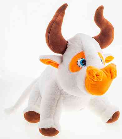 М'яка іграшка Аліна Бик білий 40 см білий Київ