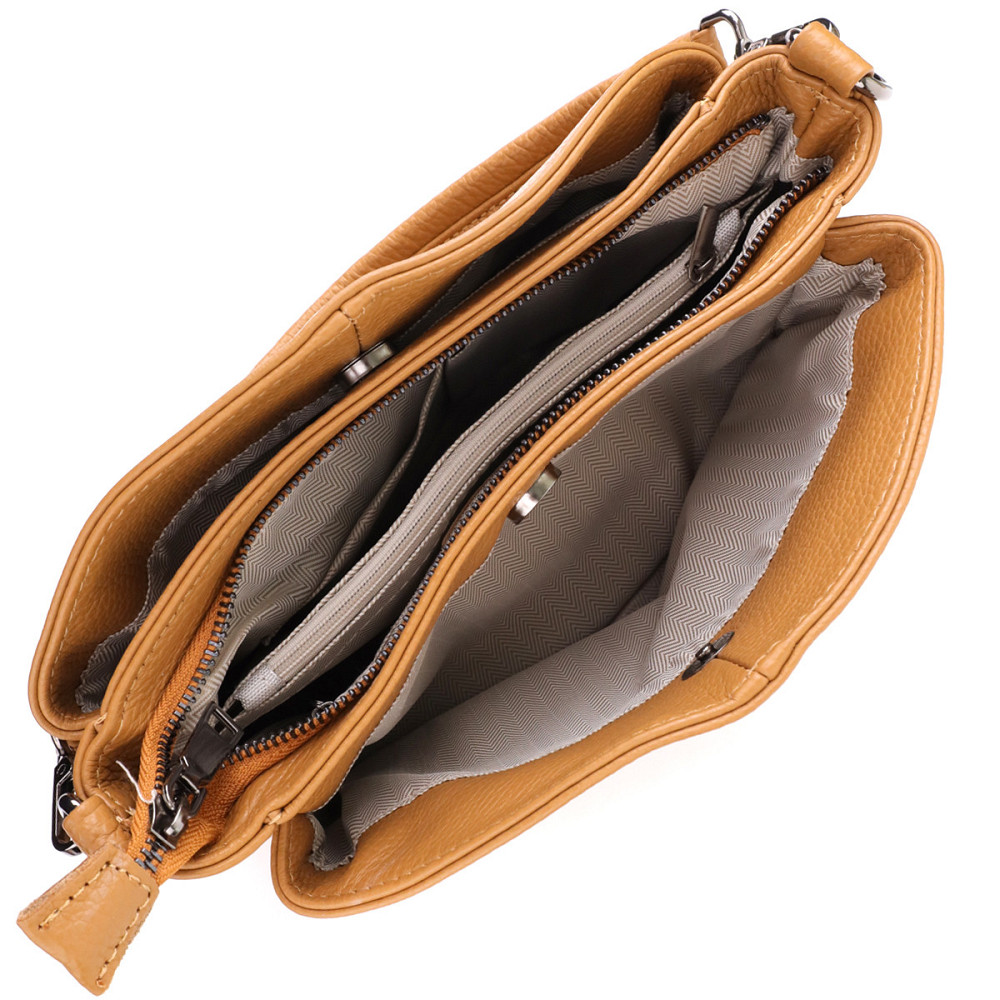 Женская сумка из натуральной кожи Vintage 23008 Рыжий Киев - изображение 9