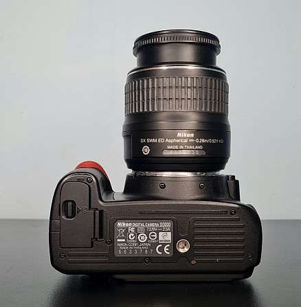 Дзеркальий фотокапарат Nikon D3000 + kit об'єктив 18-55 + сумка + SD 64GB Клевань - изображение 6