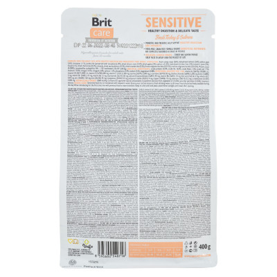 Сухий корм для кішок Brit Care Cat GF Sensitive HDigestion and Delicate Taste 400 г (8595602540716) Вінниця - фото 2