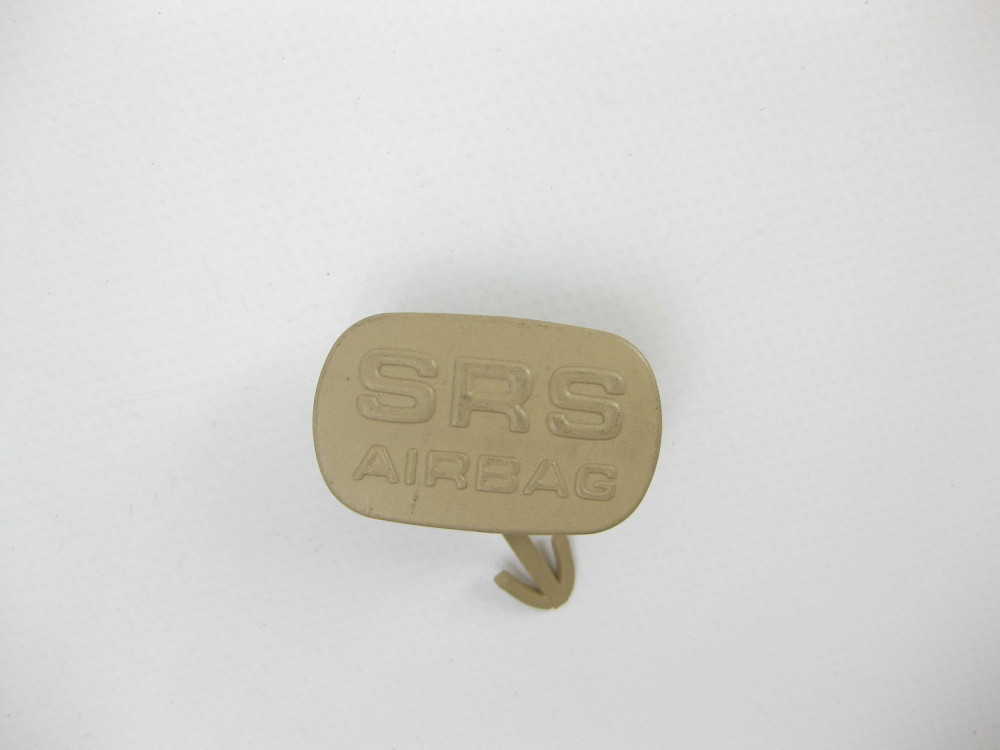 Mercedes-Benz  A1708170020 1A26 Заглушка з написом airbag на карті дверей бежева C-class W203 C-class S203 CL203 Sportcoupe S-class short W220 S-class Одеса - фото 5