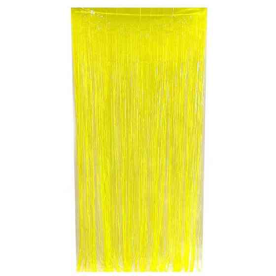 Дощик для фотозони флуоресцентний неоновий 2 м на 1 м жовтий Київ