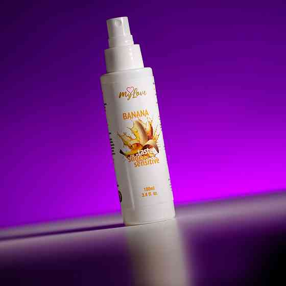 Інтимний гель-лубрикант - MyLove Taste Slide Sensitive Banana, 100 мл Sex Aura Київ