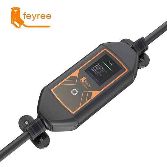 Универсальные крепления для зарядного устройства электромобилей FeyRee Portable EV Charger Box Type 2 Type 1 j1772 EVSE (Черные, 2 Николаев