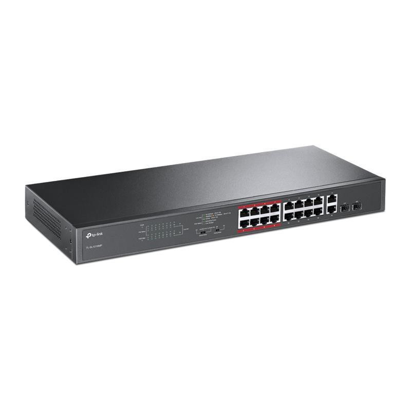 Комутатор TP-Link TL-SL1218MP (16xFE PoE+, 2xGE/SFP Combo, max PoE 192W) ( 19540 ) Харків - фото 2