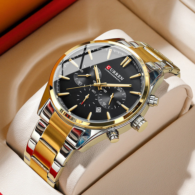 Curren 8446 Silver-Gold-Black Киев - изображение 4