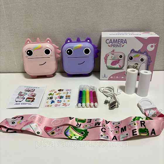 Фотоаппарат принтер детский 