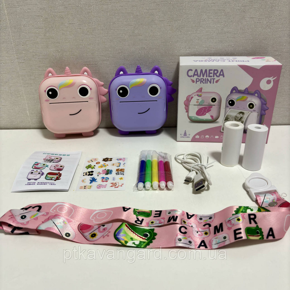 Фотоаппарат принтер детский 