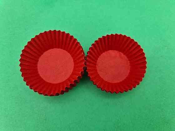 Тартолетка для чізкейк "Кругла червона"D40 H21 (100шт)/5/ (1 уп.) Харків