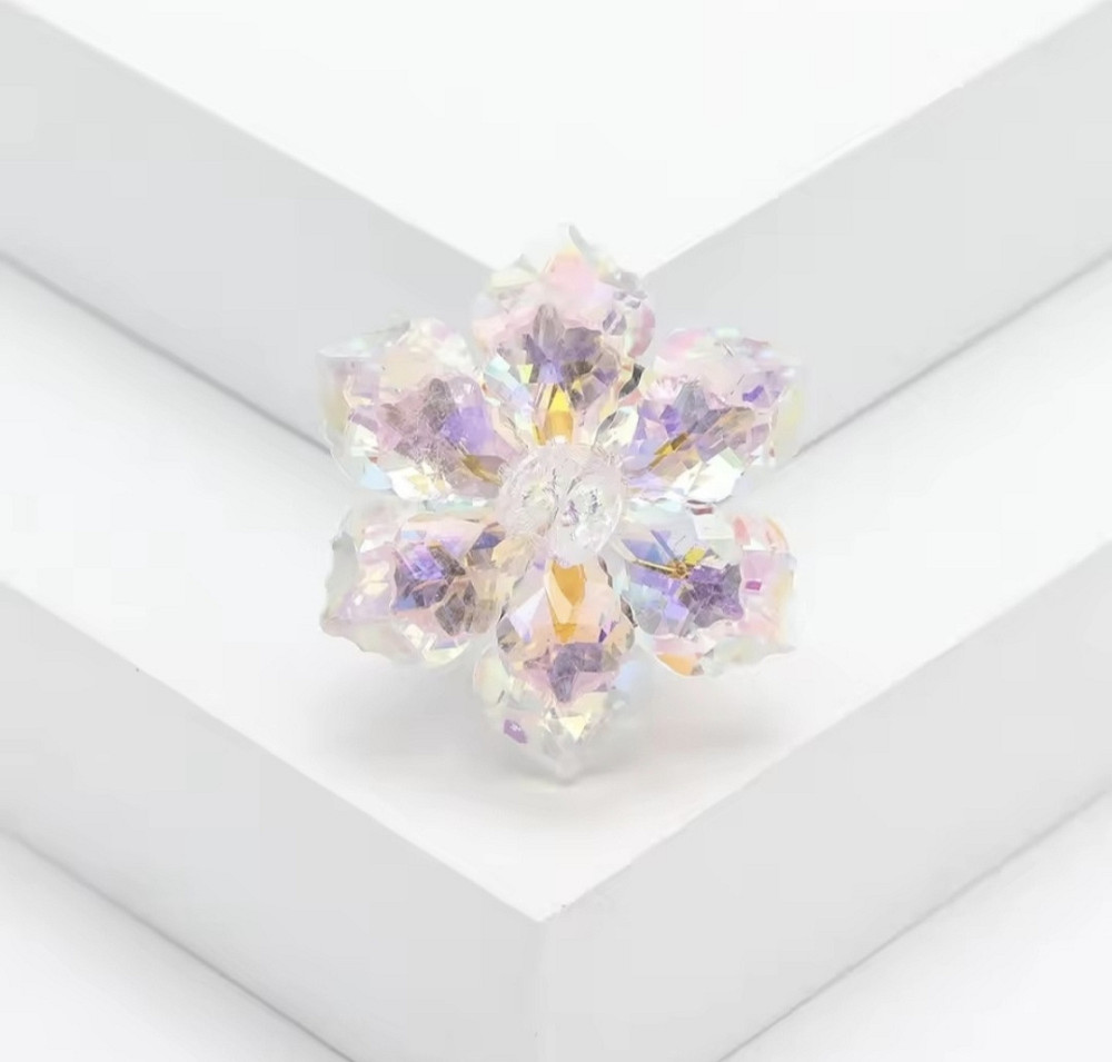 Брошка "Квітка" Рожевий Сміла - фото 1