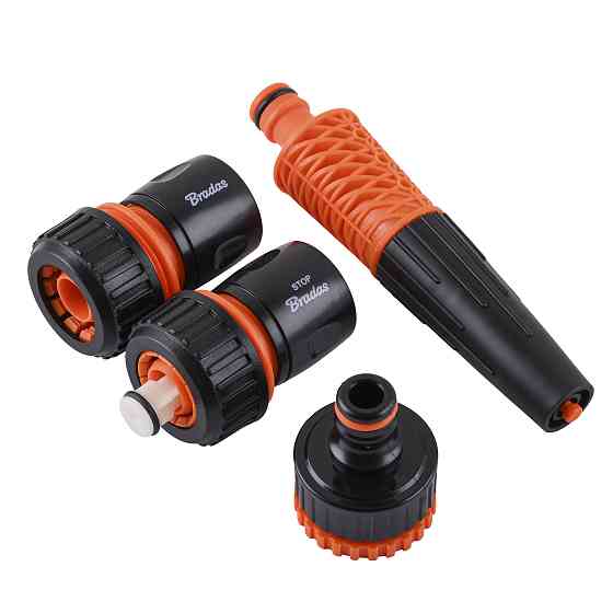 ECO-PWB5500-34 BLACK LINE, Комплект з 4 елементів для поливу на шланг 3/4″ bradas  Польша Киев