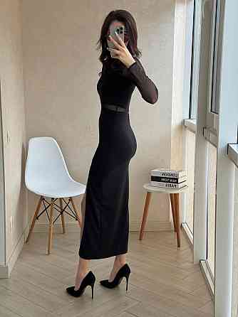 Женское элегантное вечернее платье крепдайвинг + сетка 44/46 Одесса