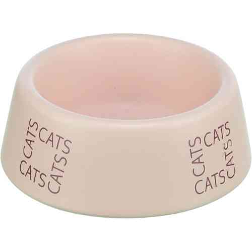 Миска Trixie для кошек керамическая 0,15 л диаметр 12 см розовая Киев