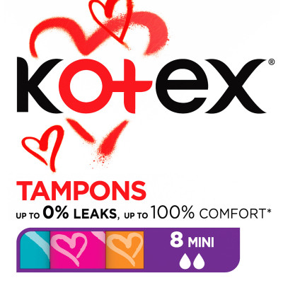 Тампоны Kotex Mini 8 шт. (5029053534527) Винница - изображение 1