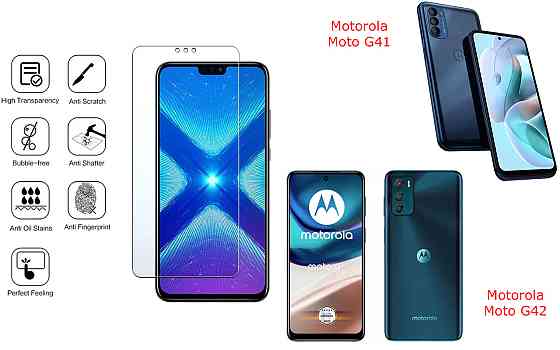 Защитное стекло NeoGlass для Motorola Moto G41, Moto G42 – ультрапрозрачное и устойчивое Киев