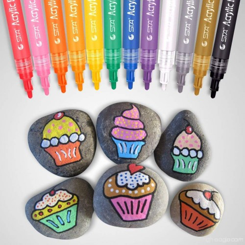 Відеоогляд! Набір акрилових маркерів для малювання. Маркери для малювання на різних поверхнях Кам'янець-Подільський - фото 7