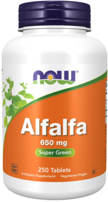Люцерна Now Foods Alfalfa 10 Grain 250 таб Киев - изображение 4